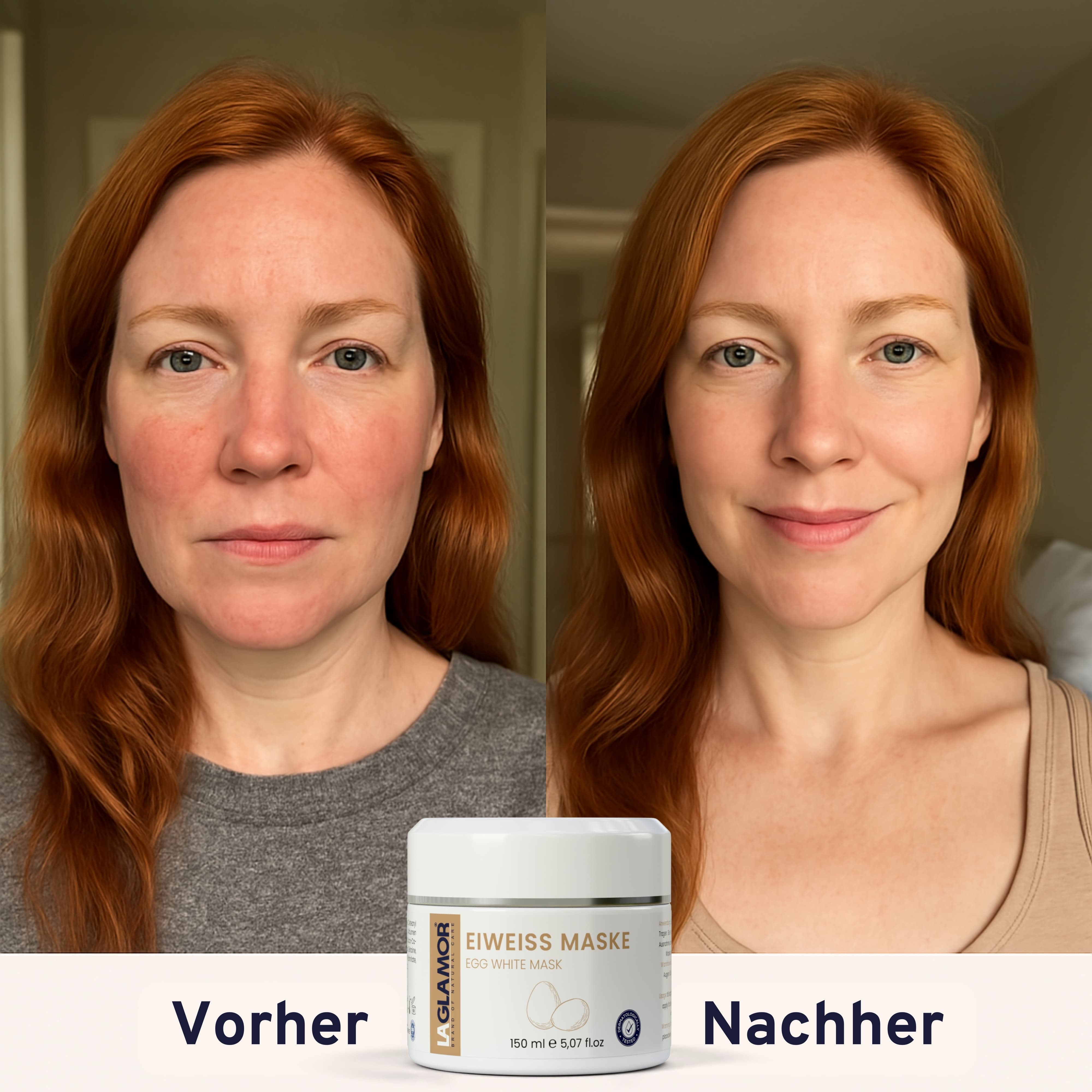 LAGLAMOR® Eiweiss Maske - 150ml